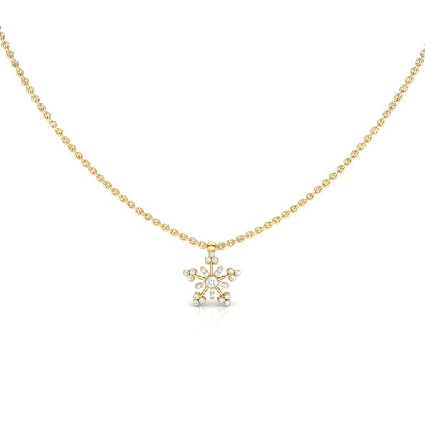 Orchid Glint Moissanite Diamond Necklace