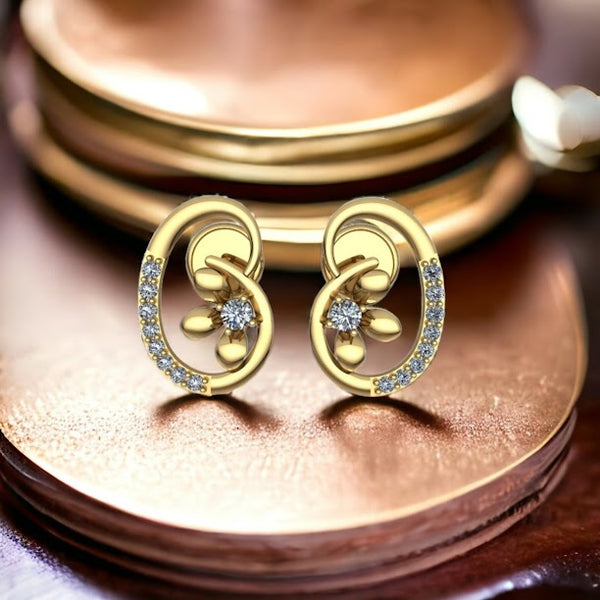 Akshi Moissanite Diamond Stud Earrings