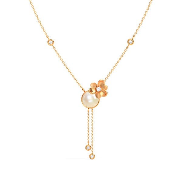 Margarita Lariat Moissanite Diamond Necklace