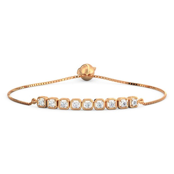 Mario Adjustable Moissanite Diamond Bracelet