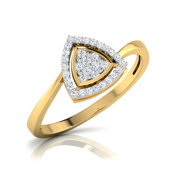 Noor Prism Moissanite Diamond Engagement Ring