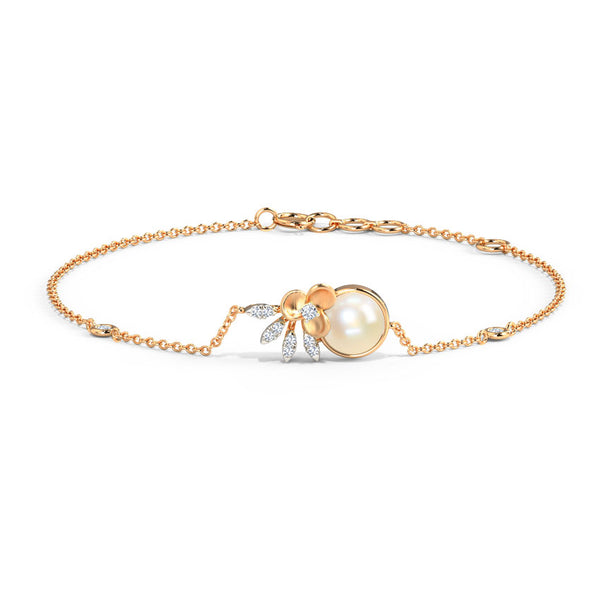 Bouquet Pearl Moissanite Diamond Bracelet